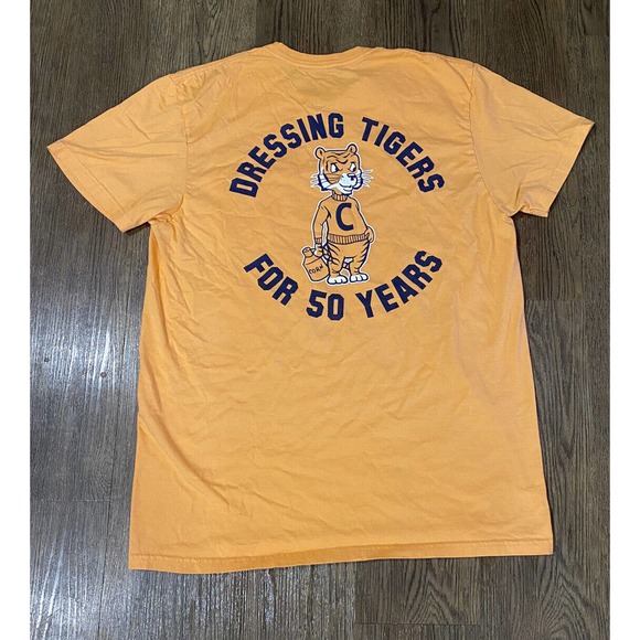 Clemson University Tigers M.H. Frank, Ltd. Pocket Tee Men's Medium, Made In USA - Picture 2 of 4